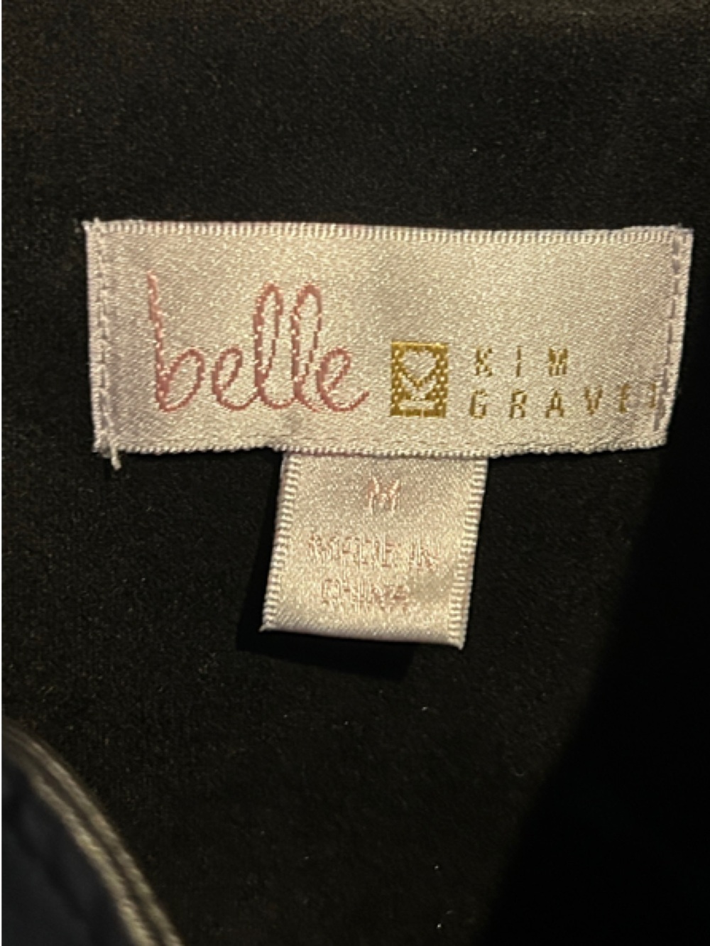 Belle by Kim Gravel Black Mixed-Material Bomber Jacket - Picture 2 of 6